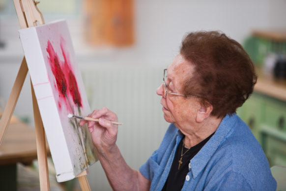 art therapy for diminishing dementia