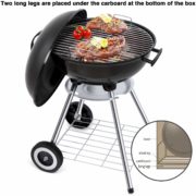 Portable Charcoal Grill for Outdoor Grilling