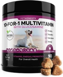 PetHonesty 10 for 1 Dog Multivitamin with Glucosamine