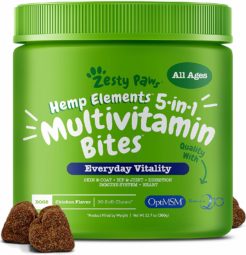 Zesty Paws Multivitamin for Dogs with Hemp