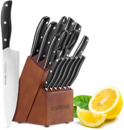 esonmus Kitchen Knife Set, 15-piece Knife Set