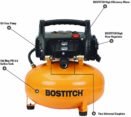 Bostitch BTFP02012 6 Gallon 150 PSI Oil-Free Compressor logo
